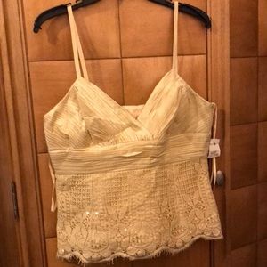 Beautiful wheat colored dressy top